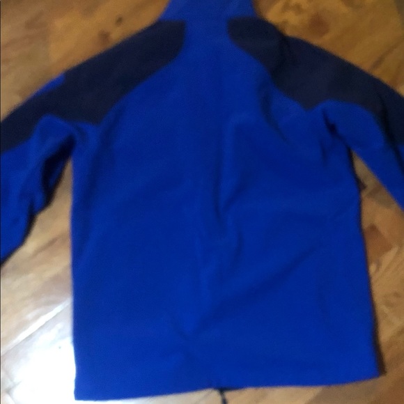 Marmot Softshell Jacket in Blue and Navy Colorblock - size XL - Picture 7 of 8
